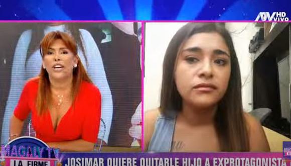 Gianella Ydoña se comunicó con "Magaly TV: La firme" tras ser denunciada por Josimar. (Foto: Captura ATV)