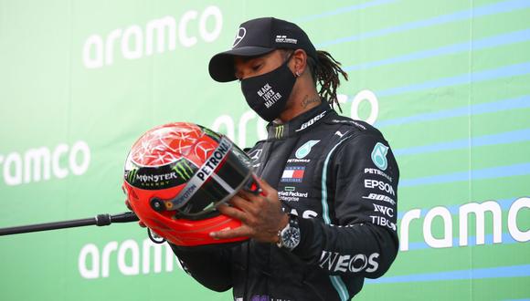 Lewis Hamilton se quedó con el primer lugar del Gran Premio de Efiel. (Foto: AFP)