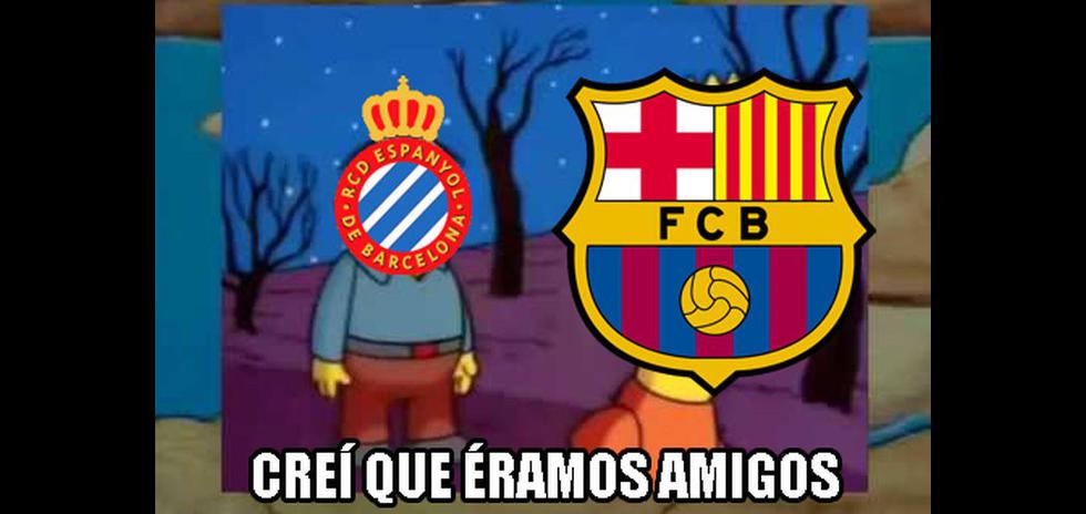 Barcelona vs. Espanyol: los mejores memes del derbi de Cataluña. (Foto: Facebook)
