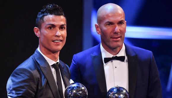 Zinedine Zidane volvió a contestar una pregunta sobre el regreso de Cristiano Ronaldo a Real Madrid. (Foto: AFP)