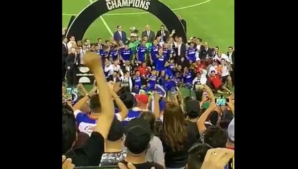 Cruz Azul: Así fue el festejo de Yoshimar Yotún tras alzar el título de la Leagues Cup en Estados Unidos | VIDEO