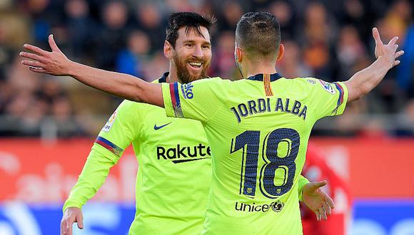 Barcelona venció 0-2 a Girona y sigue como sólido líder en LaLiga