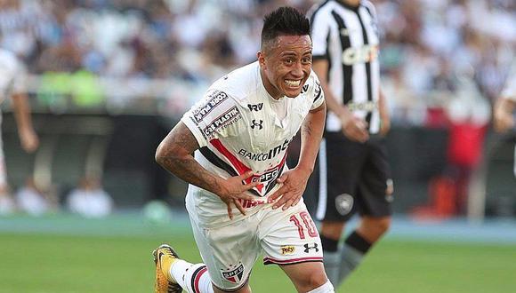 Sao Paulo y su triunfazo ante Botafogo con gol de Christian Cueva [VIDEO]