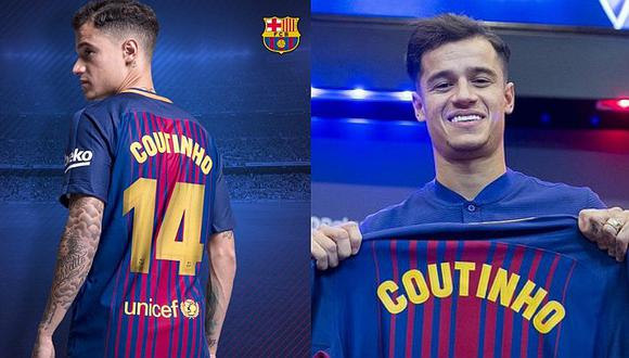Barcelona: Coutinho usará el dorsal 14 y el 7 queda libre para otro fichaje
