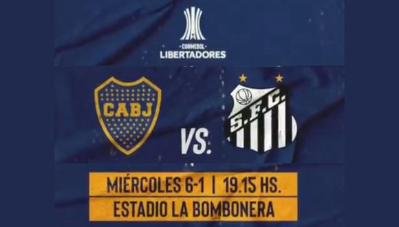 Boca Juniors vs. Santos: chocan en La Bombonera por semifinales de Copa Libertadores.