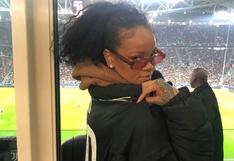 Champions League: Rihanna alentó a la Juventus en su encuentro contra el Atlético de Madrid | FOTO