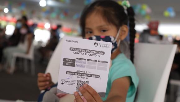 La vacunación contra el COVID-19 para los niños de 5 a 11 años está garantizada y no para, afirma el Minsa. (Foto: GEC)