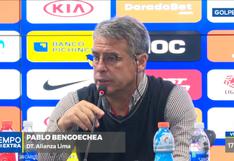 Pablo Bengoechea tras el triunfo de Alianza Lima: “El miércoles iremos con la misma confianza de hoy”