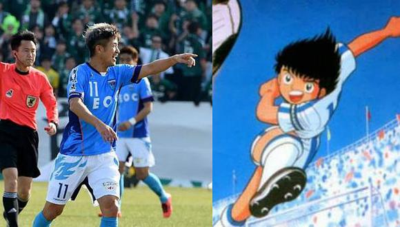 Japonés que inspiró a Oliver Atom es el jugador de más edad en marcar un gol