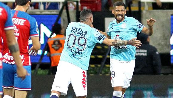 Franco Jara celebró 83 goles con la camiseta del Pachuca. (Foto: AFP)
