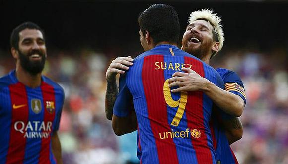 Barcelona: Lionel Messi y Luis Suárez cumplen reto para TV japonesa (VIDEO)