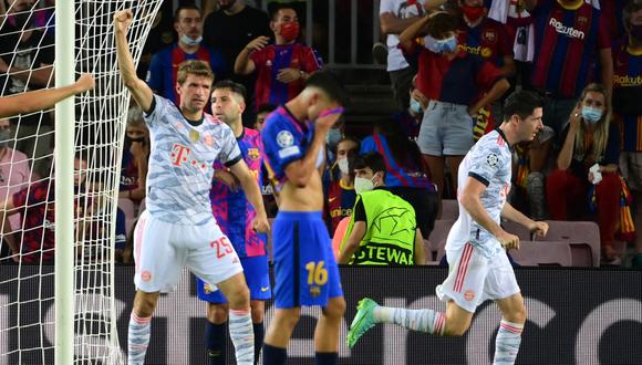 Barcelona y Bayern Múnich se enfrentaron en el partido corresponde a la primera fecha de la fase de grupos de la Champions League. | Foto: AFP.