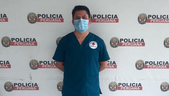 El falso médico fue identificado como Lizandro Godoy Tarazona (35).