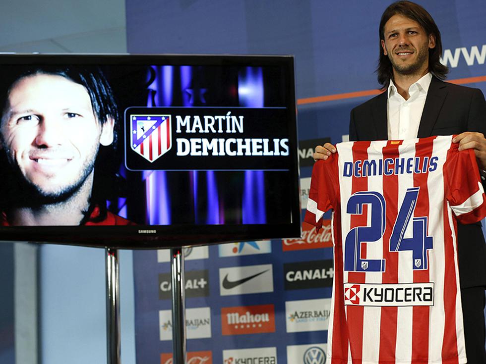 Martín Demichelis fue presentado en Atlético de Madrid [FOTOS]