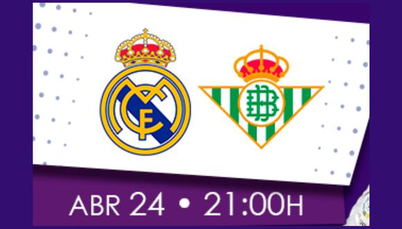 Sigue el partido entre Real Madrid y Real Betis por la jornada 32 de LaLiga Santander