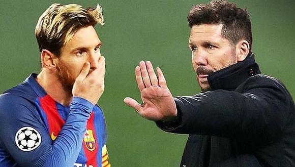 Diego Simeone: "Si Messi jugaba para nosotros, ganábamos"
