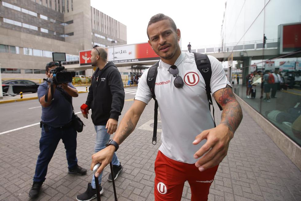 Universitario de Deportes llegó a Lima para preparar su partido de presentación en la 'Noche Crema'. Fotos: Jesús Saucedo / GEC