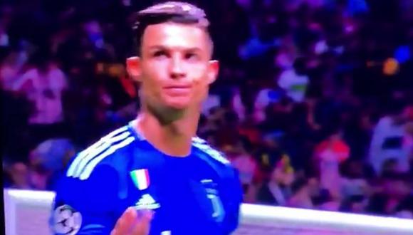 Se les hizo agua: Cristiano Ronaldo y su polémico gesto contra los hinchas de Atlético de Madrid | VIDEO