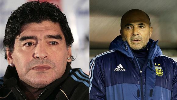 Maradona acusó a Jorge Sampaoli de haberlo traicionado 