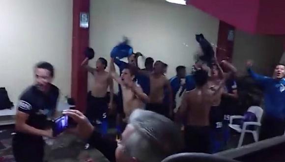 Universitario vs. Alianza Lima: celebración de reserva 'grone' en vestuarios [VIDEO]