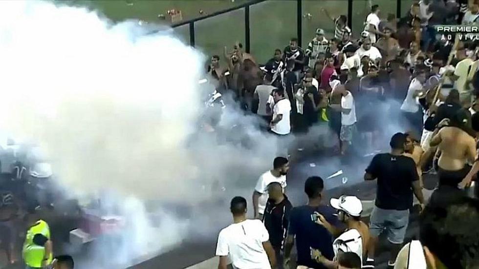 Así quedó el estadio de Vasco tras los disturbios de los hinchas [FOTOS]