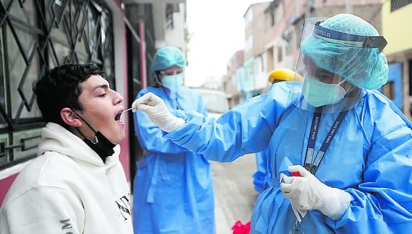Perú se encuentra actualmente en una tercera ola de coronavirus debido al incremento de casos desde los primeros días de enero. (Foto archivo GEC)