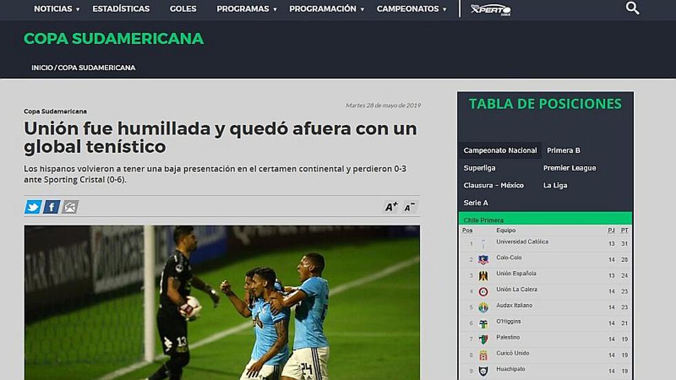 Sporting Cristal: las reacciones en Chile tras la "humillante" eliminación de Unión Española | FOTOS