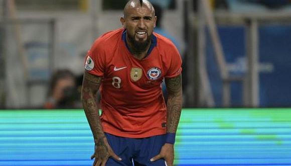 Arturo Vidal explotó contra el árbitro tras falta sobre Yairo Moreno  en el Chile-Colombia [VIDEO]