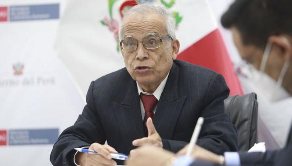 El titular del Consejo de Ministros, Aníbal Torres, reiteró su propuesta de dar armas no letales a serenos. (Foto: PCM)