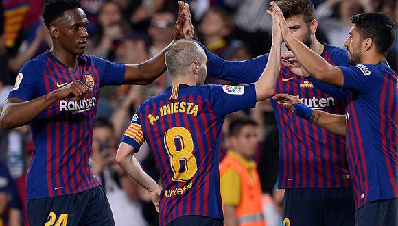 Barcelona venció 1-0 a Real Sociedad en la despedida de Iniesta