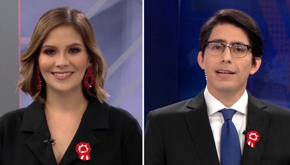 Tatiana Alemán y Sebastián Salazar salieron por primera vez juntos en el programa dominical.