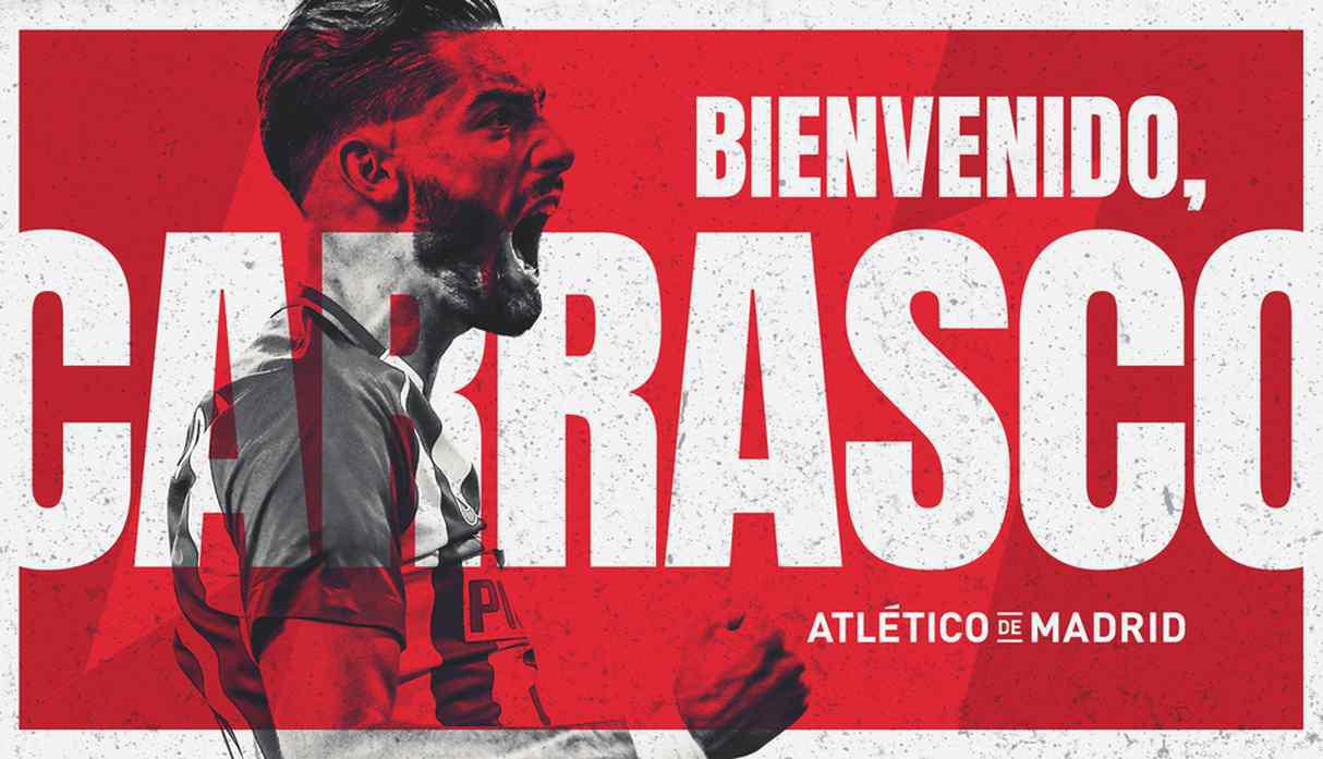 Yannick Carrasco regresó al Atlético de Madrid. (Foto: @Atleti)