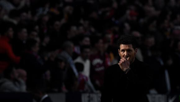 El presidente de Atlético de Madrid defendió el trabajo de Diego Simeone. (Foto: AFP)