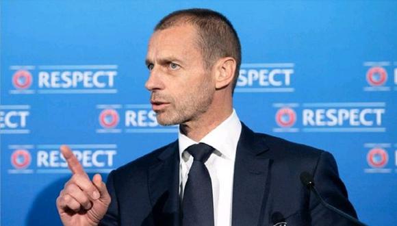 Aleksander Ceferin, presidente de la UEFA, respondió a los reclamos por el sorteo de Champions League. (Foto: EFE)