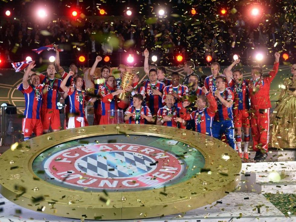 Copa de Alemania: La celebración de Claudio Pizarro y Bayern Munich [FOTOS]