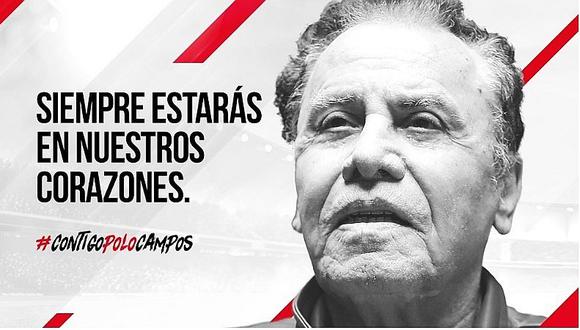 Selección peruana se despide de Augusto Polo Campos: "Estamos contigo"