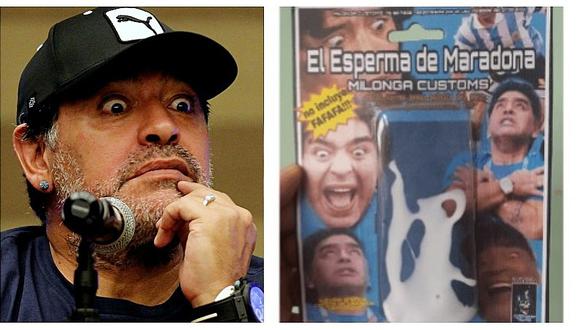 Insólito: Venden esperma de juguete de Diego Maradona