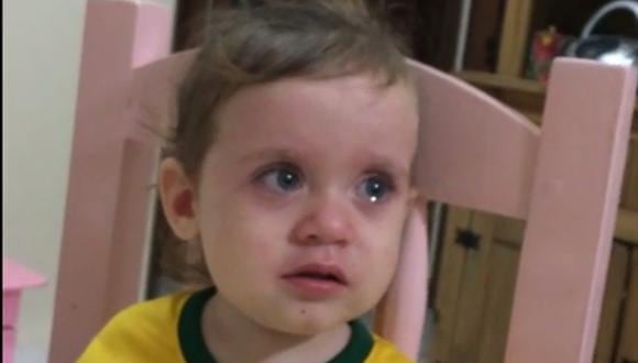 Niña llora desconsoladamente porque Neymar ya no estará en el Mundial Brasil 2014 [VIDEO]