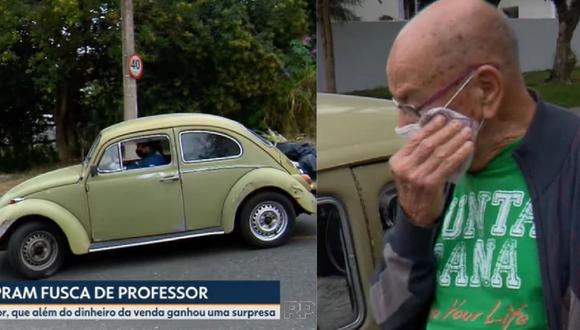 Un docente jubilado de 87 años de Curitiba puso a la venta su carro que tuvo por más de 50 años y grande fue su sorpresa la enterarse que sus alumnos lo compraron para devolvérselo.