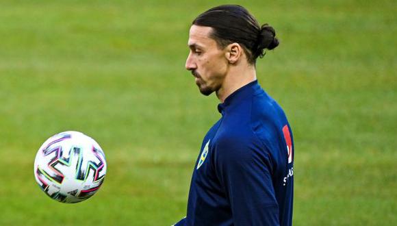 Ibrahimovic retornó a la selección de Suecia tras cinco años de ausencia. (Foto: AFP)