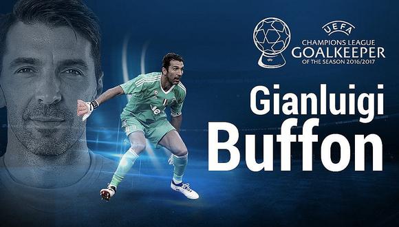 Gianluigi Buffon es elegido como el mejor portero de la UEFA