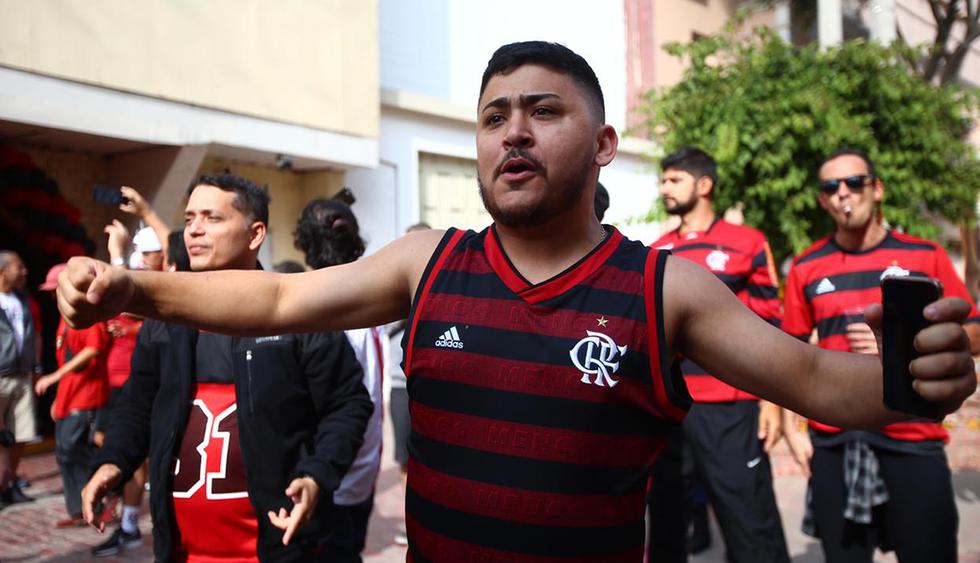 Los brasileños esperan la una consagración del Flamengo  ante River Plate este sábado en el estadio Monumental. (Foto: Hugo Curotto / GEC)