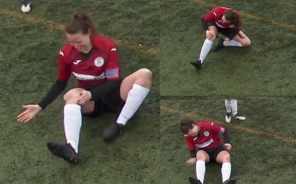 Youtube: Futbolista se dislocó la rodilla, la acomodó a golpes y siguió jugando | VIDEO