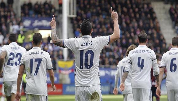 Real Madrid goleó al Eibar en Ipurúa [VIDEO] 
