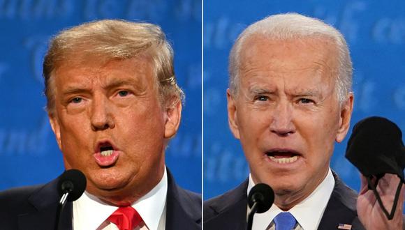 Joe Biden y Donald Trump recorren Estados Unidos en busca de los votos para ganar las elecciones del 3 de noviembre. (Foto: JIM WATSON, Brendan Smialowski / AFP)
