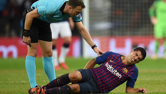 Luis Suárez preocupa en Barcelona por molestias en la rodilla