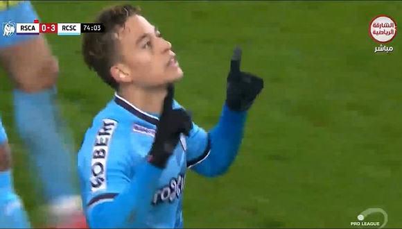 Cristian Benavente marcó golazo en victoria del Sporting Charleroi [VIDEO]