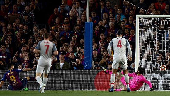 Barcelona vs. Liverpool: Luis Suárez puso el 1-0 y lo celebra ante su ex | VIDEO