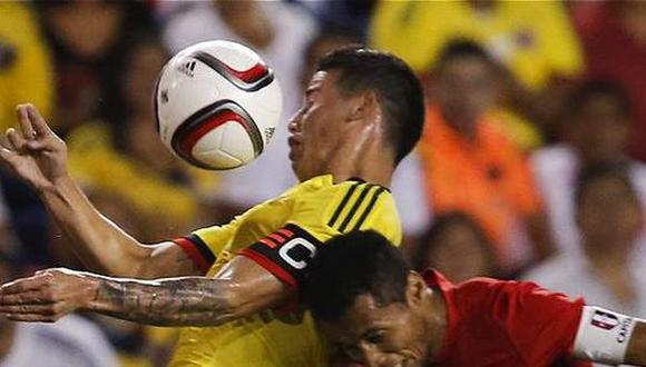 Selección Peruana: James Rodríguez es duda por rotura muscular