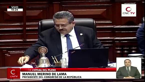 El titular del Parlamento citó a la representación nacional para una ceremonia solemne en la cual jurará al cargo de jefe de Estado luego de la vacancia de Martín Vizcarra.